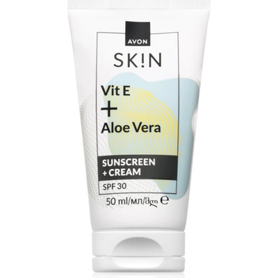 Avon Sk! n Vit E + Aloe Vera крем за лице SPF 30 50ml