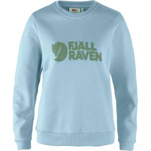 Fjällräven Дамски пуловер Fjällräven Women's Fjällräven Logo Sweater Jumper - Breeze Blue / Patina Green (117-1651-0913)