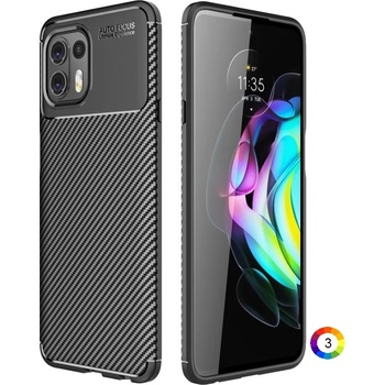 Image 1 of Motorola Moto Edge 20 Lite Удароустойчив Carbon Fiber Калъф и Протектор
