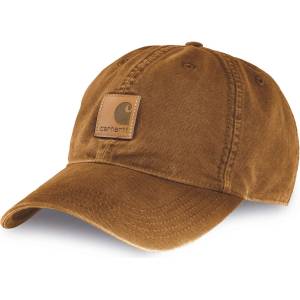 Carhartt Мъжка шапка с козирка Carhartt Odessa Cap - Carhartt Brown - размер One Size (204-7041-0211)