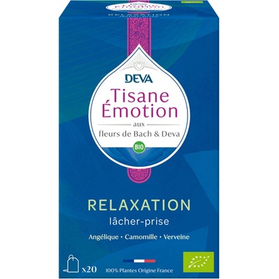 Deva Билков чай за релаксация (с флорални еликсири по метода на д-р Бах) 20 филтърни пакетчета | Deva (775516 (152082))