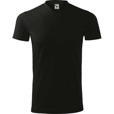 Malfini Heavy V-neck 111 čierna