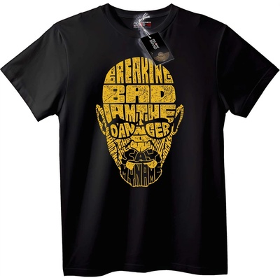 NOONEBRAND Тениска Breaking Bad калиграм - 4XL, Black