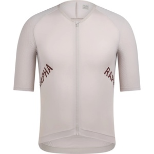 Rapha Мъжка фланелка с къс ръкав за колоездене Rapha Pro Team Aero Jersey Cycling jersey - Silver / Rum Raisin - размер XS (056-4400-0411)