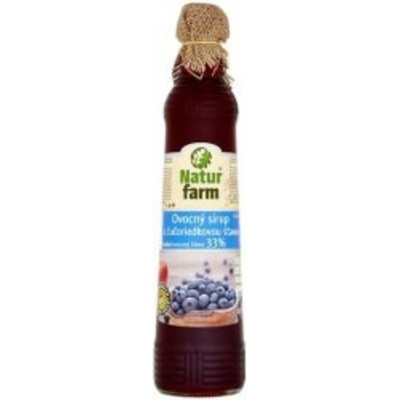 NaturFarm Sirup borůvka 33% 0,7 l