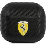 Ferrari Калъф Ferrari FESA3CABK On Track PU Carbon, за AirPods 3, черен (FER000514-0)