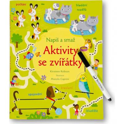 Napiš a smaž - Aktivity se zvířátky - Kirsteen Robson