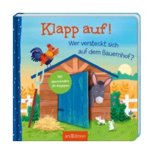 Klapp auf! Wer versteckt sich auf dem Bauernhof? | Elena Bruns, Joanne Partis (ISBN: 9783845855844)