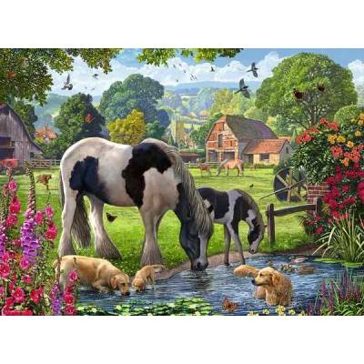 Ravensburger - Puzzle Hadlow Ponies - 500 piese
