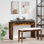 vidaXL Стойка за клавиатура Димян дъб 100 x 32 x 64 см (899499)