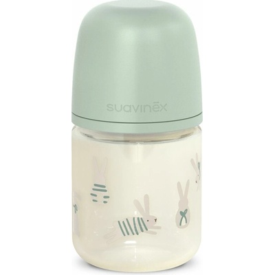 Suavinex Láhev sklo Wonderland fyziologická SX Pro zelený králík 120 ml