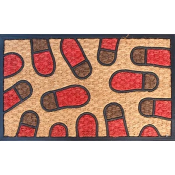 Image 1 of HORECANO Изтривалка ЦВЕТНА 40/60см mn-117(3634) (011558)