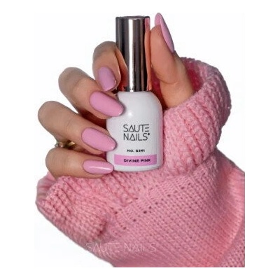 Saute Nails Gél lak S341 Divine Pink pudrová ružová 8 ml