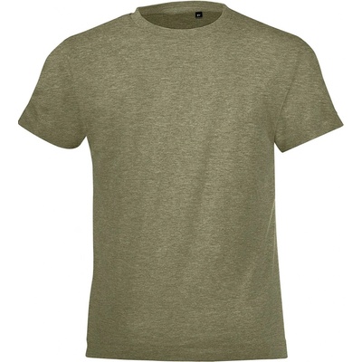 Sols dětské triko REGENT FIT kids 01183288 Heather khaki