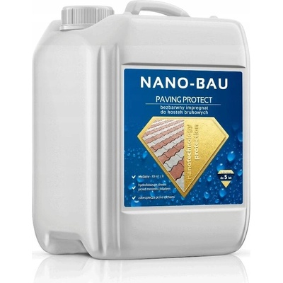 Impregnace NANO-BAU bezbarvá na zámkovou dlažbu 10 l, vodotěsná, ochranná