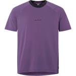 Vaude Мъжка фланелка с къс ръкав за колоездене Vaude Loamer Shirt Back Print Cycling jersey - Mulberry (056-3848-0211)