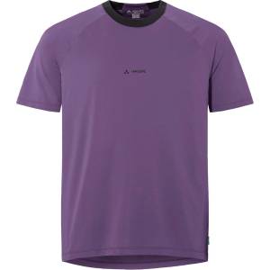 Vaude Мъжка фланелка с къс ръкав за колоездене Vaude Loamer Shirt Back Print Cycling jersey - Mulberry (056-3848-0211)