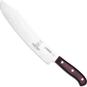 GIESSE Шефски нож Giesser серия PremiumCut Wave No 1, Rocking Chefs, Micarta 25 см острие* (GIE.1930.s.w.25.rc)