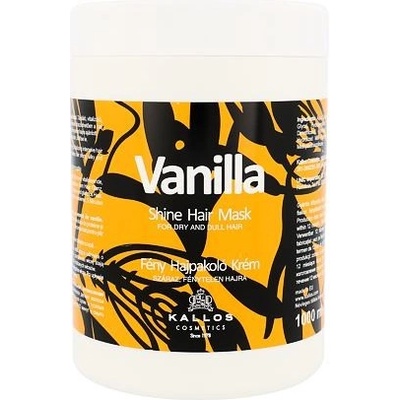 Kallos Vanilla maska pro suché vlasy Shine Hair Mask 1000 ml