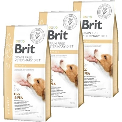 Brit Grain Free veterinární diety pro psy Hepatic 3 x 2 kg
