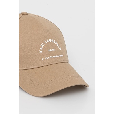 Памучна шапка с козирка Karl Lagerfeld K/RSG (A1W33201)