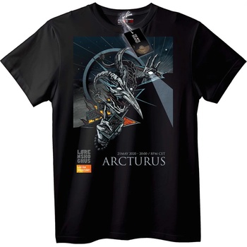 NOONEBRAND Тениска Arcturus Живи концерт - 2XL, Black