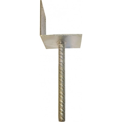 Hašpl Kotevní patka do betonu 120x120x4mm, typ L
