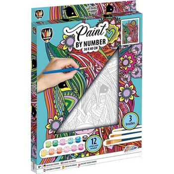 GRAFIX Malování podle čísel Jednorožec