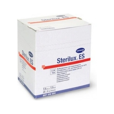 Hartmann Sterilux gázové štvorce 7,5 cm x 7,5 cm 50ks
