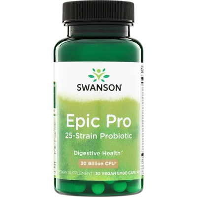 Swanson Epic Pro Probiotic-25 30 miliard CFU 25 kmenů 30 veganských kapslí