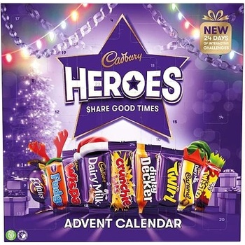 Cadbury Heroes Adventní kalendář 230 g