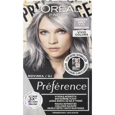 L'Oréal Préférence Vivid 9.112 Smokey Grey