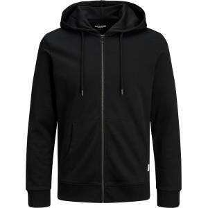 JACK & JONES Суичър Jack and Jones Basic Basic Zip Up Hoodie - Black