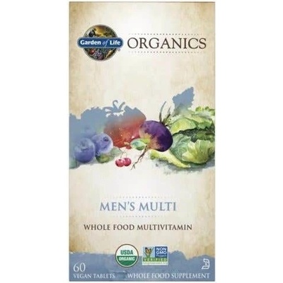 Garden of Life Organics Men´s Multi multivitamíny pre mužov BIO 60 tabliet
