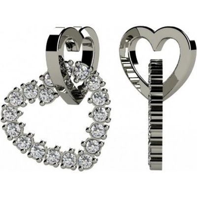 Couple Hearts bílé zlato a zirkony 585 68 2 0549.1B00.0.00.001.25