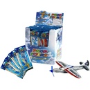 Letadlo házecí pěnové model 24cm mix barev v sáčku