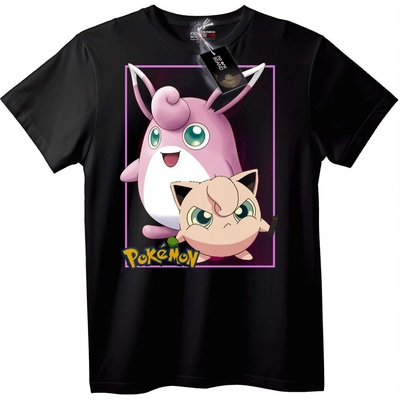 NOONEBRAND Тениска Pokémon Wigglytuff и Jigglypuff - S, White