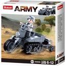 Sluban B0680B WWII Nemecký pásový motocykel