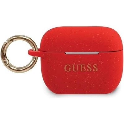 Guess Предпазен калъф Airpods Guess Silicone, За Airpods Pro GUACAPSILGLRE Red (3700740493656)