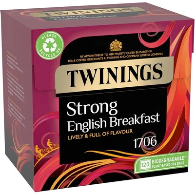 Twinings Černý čaj ENGLISH STRONG BREAKFAST 120 sáčků 375 g