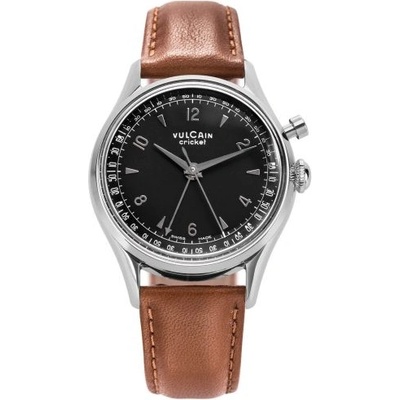 Vulcain Cricket Tradition Black Brown Plain