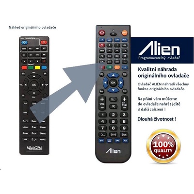 Diaľkový ovládač Alien Mascom MC720T2-HD