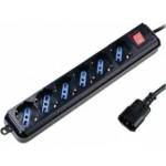 TECHLY Power strip for UPS Techly 6 sockets 1, 5m black