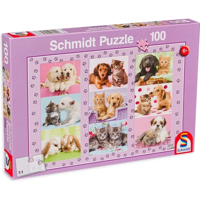 Schmidt Spiele Пъзел Schmidt от 100 части - Приятели (56268)