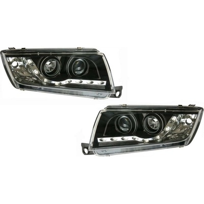 Přední světlo levé+pravé TUNING ŠKODA FABIA I 1 (6Y), 04.00-03.07 + led denní svícení