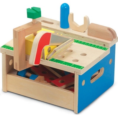 Melissa & Doug stolík s náradím kladivko a pílka