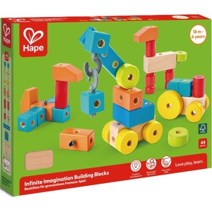 HaPe International Дървен конструктор Hape International - 44 части (H0519)