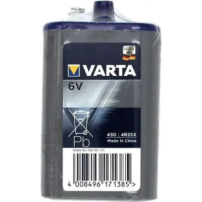 VARTA Цинк карбонова батерия 4R25 /1 бр. в опаковка/ 6V 7.5Ah VARTA (VARTA-4R25-6V)
