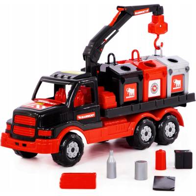 Polesie Nákladní auto 68507 černo-červené