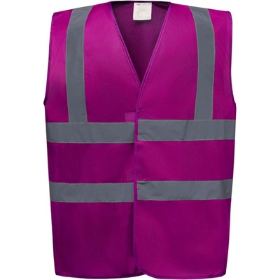Yoko vesta HVW100 Hi Vis výstražná Malinová